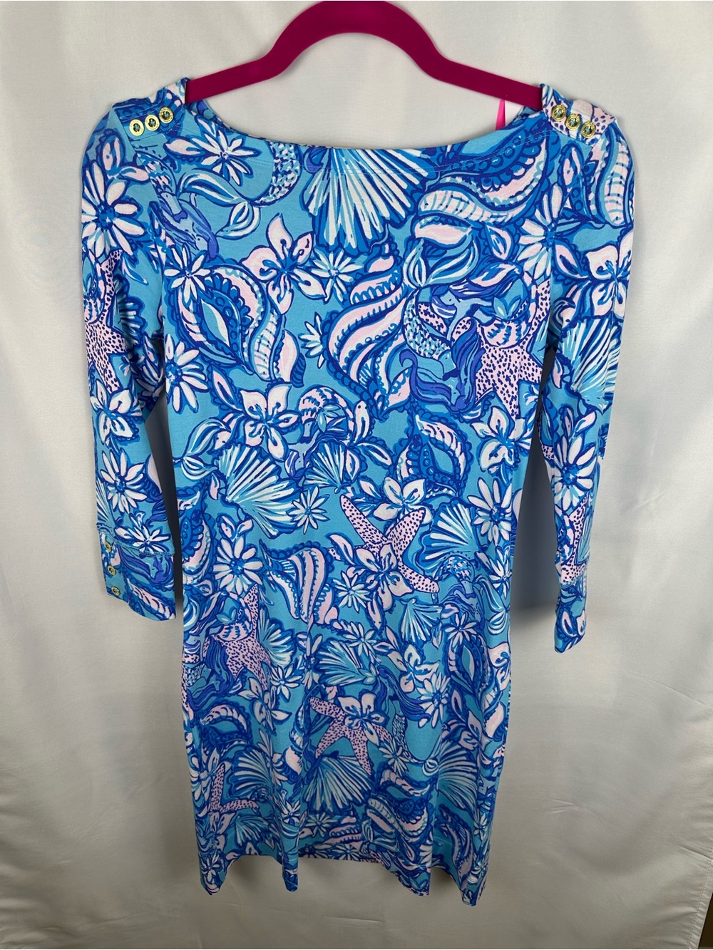 Lilly Pulitzer NWT, XS Upf50+ Sophie dress Amalfi blue sound the sirens